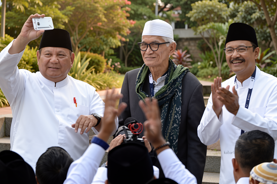 Prabowo terima kartu anggota NU di penutupan Muktamar ke-35 NU